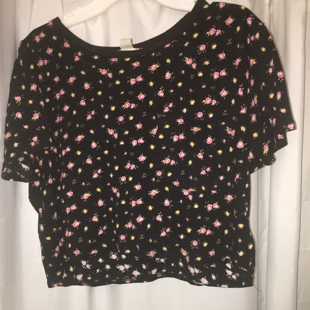 Floral crop top